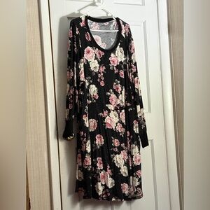 Torrid Skater Floral Mini Dress